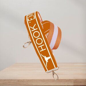 Texas Longhorns Hook 'Em Pattern Strap